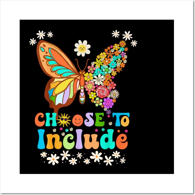 Choose To Include For Autism Teacher Special Education SPED Wall Art by Mega-st